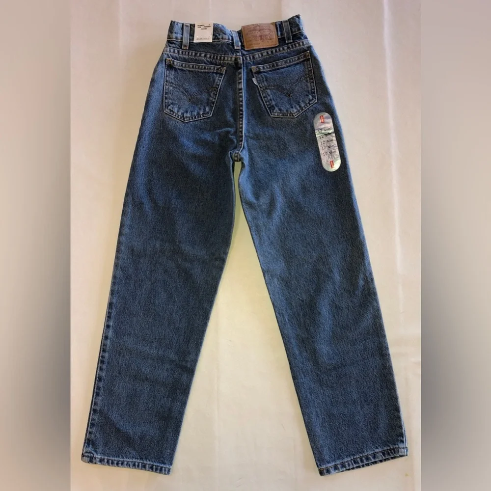 90s Levi’s “White Tab” 550 Slim Relaxed 12 Slim (W22 L27) Vintage NWT